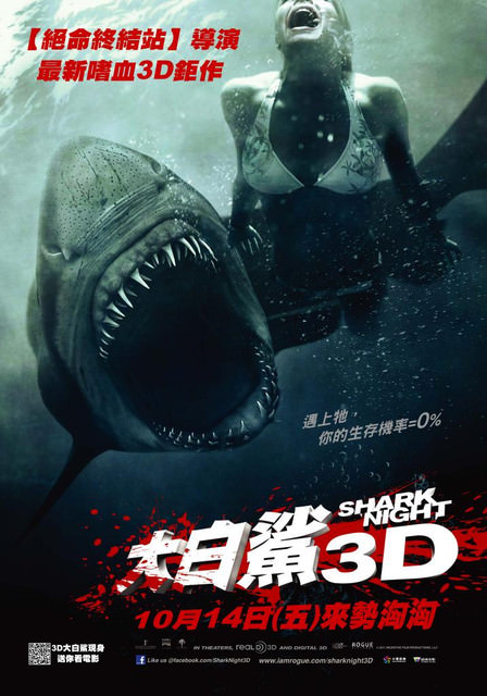 大白鯊3D　Shark Night 3D　（有內容喔）